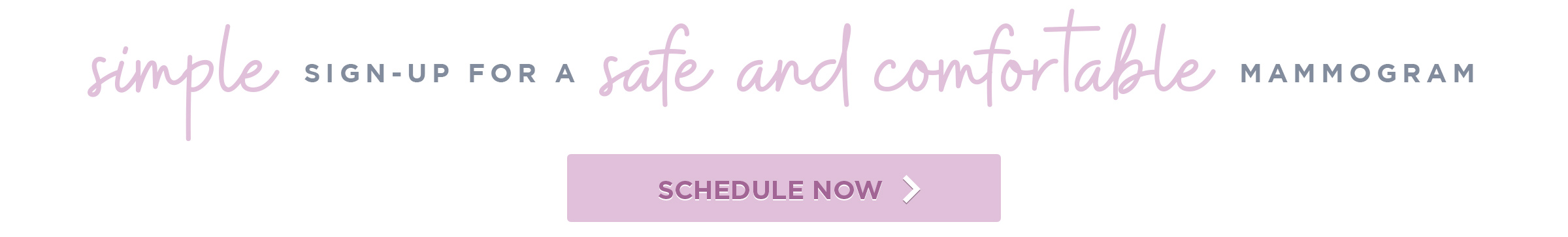 schedule your mammogram online