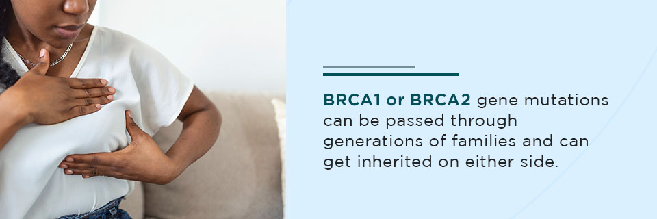 brca1 or brca2 gene mutations