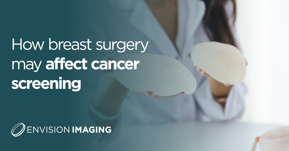 breast surgery may affect cancer screening