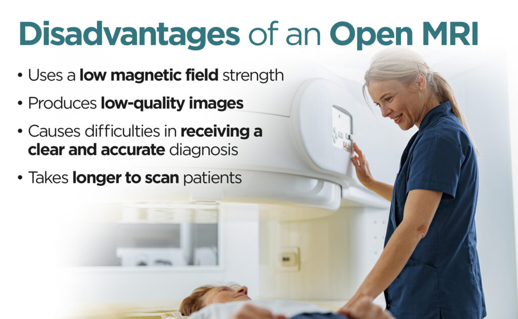 Disadvantages of an Open MRI
