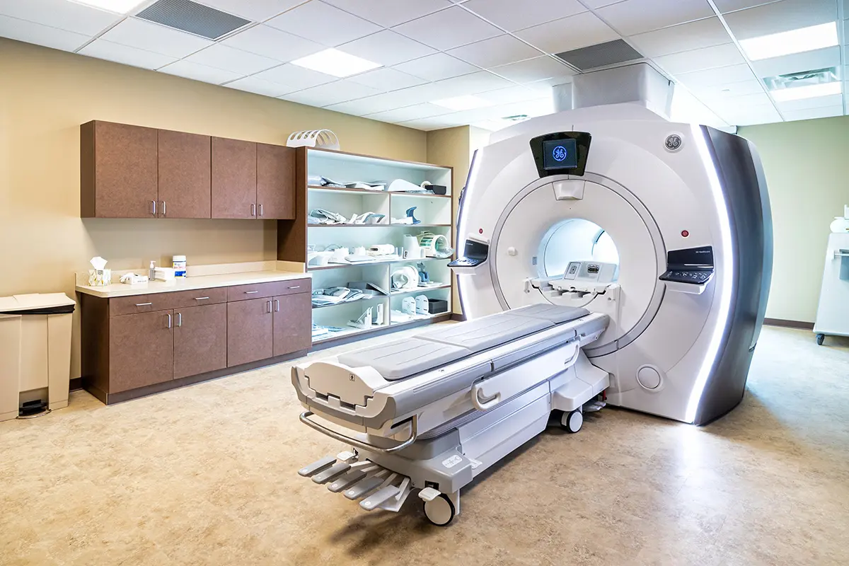 An imaging machine in a clinic